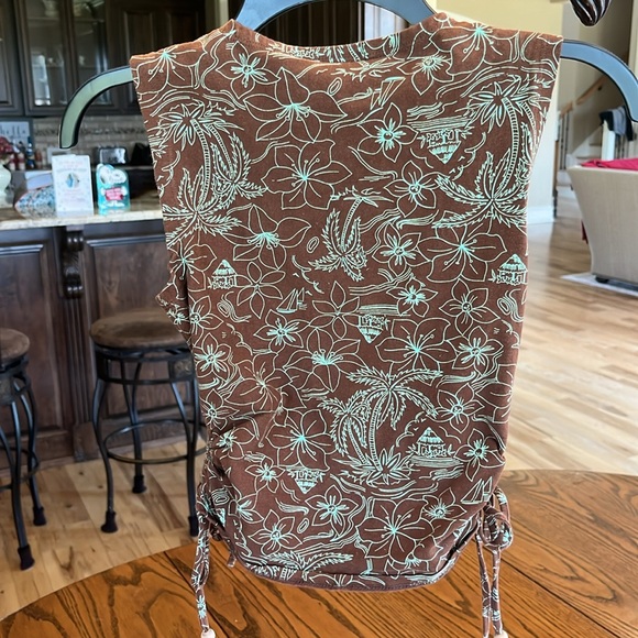 Baby Tee Tropical Tank Coffee Bean Brown - Picture 10 of 11